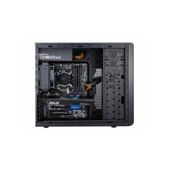 Cooler Master CM Force 500 ATX Tower Case - Sleek Black Design, Versatile Cooling, No Power Supply Included (SKU: 4719512041802)